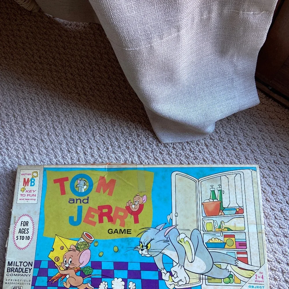 1968 Rare Vintage Tom and Jerry Board Game